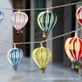thumbnail image 2 of Promotion!Maojin Guirnaldas de luces multicolores, 20 LED, 10 pies, guirnaldas colgantes, decoraciones, pancartas de cadena, funciona con pilas, para bodas, cumpleaños, habitaciones, 2 of 3