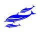 thumbnail image 5 of 2 Unids Adhesivo Sticker Decal Etiquetas para Kayak Coche Pesca Decal ejercicio Acuáticos Accesorios Sharpla Decalques de delfines, 5 of 8
