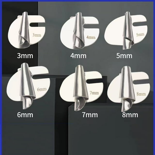 Fiudx Juego de Prensatelas Universal para Dobladillos Anchos, Prensatelas Duradero para Máquina de Coser, Fácil de Usar, para Trabajos de Precisión, Apto para Todo Tipo de Máquinas, Tamaño 4,5 X 3 Cm