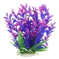 thumbnail image 2 of Acuario tanque Acuático plástico planta Hierba Paisaje decoración Púrpura 22cm Unique Bargains, 2 of 2