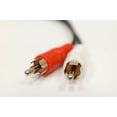 thumbnail image 2 of 3.5mm Female Jack to 2 RCA Male Plug Audio Y Splitter Cable by Mars Devices, 2 of 2
