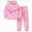 A148-Pink, variant on Gibobby Girl Outfits Kids Girl's Autumn Winter Solid Striped Long Sleeve Tops Flared Pants Set Girls Clothes(5-6 Years,Light Pink)
