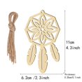 thumbnail image 3 of Wooden Catch Dream Net Home Decoration Pendant for Creative Decor 20Pcs, 3 of 3