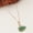 Golden Green Swan, variant on Full Zirconium Swan Necklace Fashion All-matching