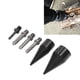 thumbnail image 4 of Broca De División, 6 Piezas Brocas De Cono Desmontables De Acero Al Carbono De Alta Resistencia Resistentes A Impactos Con Caja De Almacenamiento Para Granja, 4 of 7