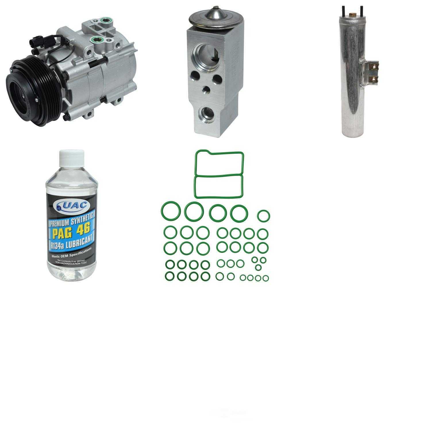 A/C Compressor and Component Kit -- Compressor Replacement Kit Fits select: 2002-2005 KIA SEDONA