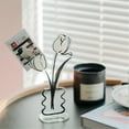 thumbnail image 3 of Flower Ornament Note Clip Advanced Dark Wind Flower Convenience Folder File Message Photo Message Ornament E, 3 of 5