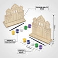 thumbnail image 2 of 2-Pack Paint Your Own Mosque Craft Kit Freestanding Wooden DIY Ramadan & Eid Decoration, 2 of 7