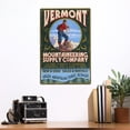 thumbnail image 2 of Vermont, Mountaineering Supply Company (12x18 Aluminum Art, Indoor Outdoor Metal Sign Decor), 2 of 5