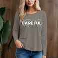 thumbnail image 5 of Women's 300g 100% Cotton Crackle Graphic Design Long Sleeve T-Shirt, 5 of 12