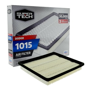 SuperTech 1015 Engine Air Filter, Replacement Filter for Chrysler or Dodge
