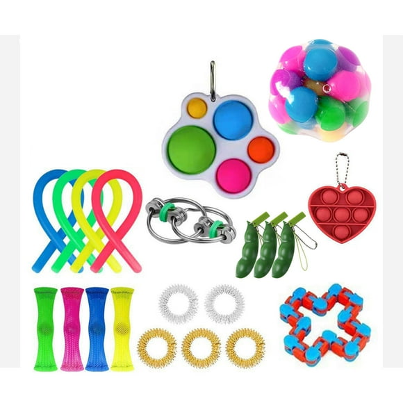 Fidget Toys Pop Its Fidget Pack Sensory Fidget Toys Cheap Fidget Pack for Kid Adults Stress Anxiety Relief