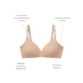 thumbnail image 3 of Warners® Blissful Benefits Underarm-Smoothing Comfort Wireless Lightly Lined T-Shirt Bra RM7561W, 3 of 3