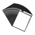 thumbnail image 1 of 30PCS Job Ticket Holders,Dry Erase Pockets,10x14Inch,Black,Reusable Plastic Sleeves for Paper, Clear Shop Ticket Holders, 1 of 5