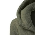 thumbnail image 3 of Yindaity Womens Lightweight Jackets Winter Thicken Warm Coats Casual Plush Hooded Pullover Comfy Light Weight Cardigan (Army Green,M), 3 of 5