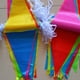 thumbnail image 5 of 1 banderín colorido de 80 m para decoración, banderines colgantes para fiestas de inauguración de cumpleaños y festivales., 5 of 7