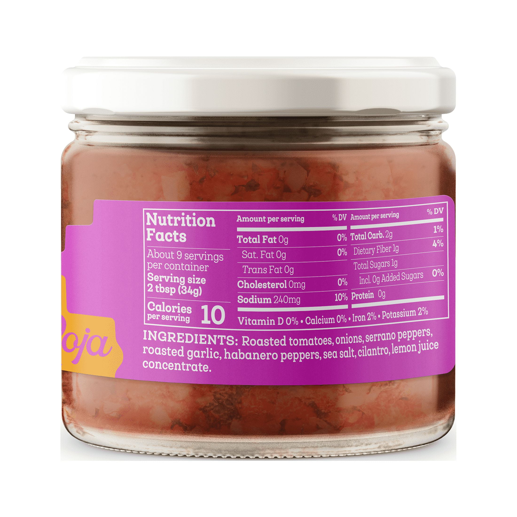(6 pack) Siete Family Foods, Casera Salsa Roja, Spicy, 10.5 oz.