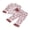 Candy Cane, variant on Cjfdfy Toddler Baby Girl Christmas Silk Stain Pajamas Set Kids Big Girls PJS Set Sleepwear Spring Fall Winter Clothes Pink Long Sleeve Button Down Shirt with Long Pants Set Loungewear Homewear 1-10Y