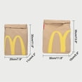 thumbnail image 3 of Realistic Mcdonalds Backpack/Messenger Side Bag - Fast Food Gift Pocket Large Capacity Shoulder Bag, 3 of 4