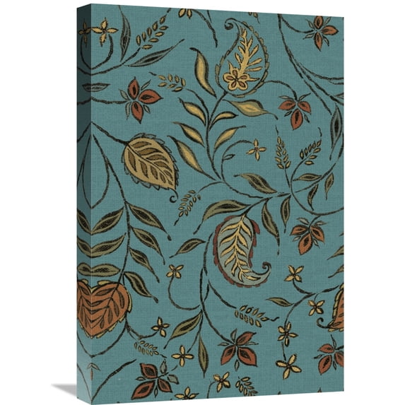 Global Gallery Daphne Brissonnet 'Paisley Trail I Patterns' Canvas Wall Art