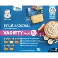 thumbnail image 1 of Puré de frutas y cereales Gerber 2nd Foods para bebés, 4 onzas (paquete de 32), 1 of 7