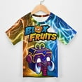 thumbnail image 3 of Kids Blox Fruit T-Shirts, Youth MammothFruit T-Shirts, Casual Crew Neck Shirts for Boys Girls, Fashion 3D Print Short Sleeve Tee, 3 of 9