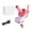 Pink, variant on Electric Wool Yarn Winder Yarn Large Capacity Needlecraft Yarn Winder Easy to Set Up Yarn/Wools/String Winder Machine