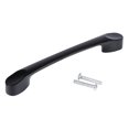 thumbnail image 1 of Manija de puerta de arco, armario de cocina, cajón, tirador de aleación de Zinc negro, Hardware de 128mm, 1 of 6