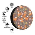 thumbnail image 4 of Honeii Cute Little Fox Print Tire Covers, Waterproof Anti-UV Sun Snow Rain Tire Covers for Trailers, RV, Camper, SUV, Truck-15 inch, 4 of 6