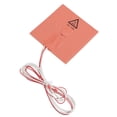thumbnail image 1 of 3D Printer Hot Bed Heating Pads, Silicone Heater Mat Efficient Printing 100x100mm  for 3D Printer, 1 of 7