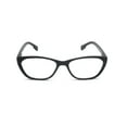 thumbnail image 3 of EYE ZOOM 3 Pairs Ladies Readers Cat Eye Style reading Glasses with Spring Hinge for Women, Black, +1.00 Strength, 3 of 6