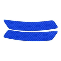 Unique Bargains Reflective Bumper Decal Diamond Blue Wheel-Brow Rhombus Grid Reflective Car Sticker Personalized Decoration Vehicle Body or Door or Window /Dashboard