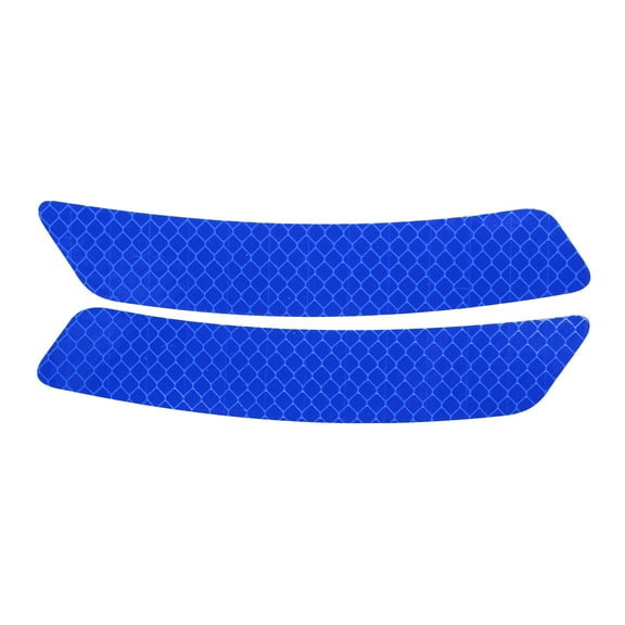 Unique Bargains Reflective Bumper Decal Diamond Blue Wheel-Brow Rhombus Grid Reflective Car Sticker Personalized Decoration Vehicle Body or Door or Window /Dashboard