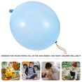 thumbnail image 3 of FELTECHELECTR 10 globos sin impresión, divertidos globos de neón con asa de goma para fiestas de cumpleaños (azules), 3 of 7