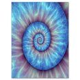 thumbnail image 2 of Design Art - Motif Fibonacci Bleu, 2 of 3