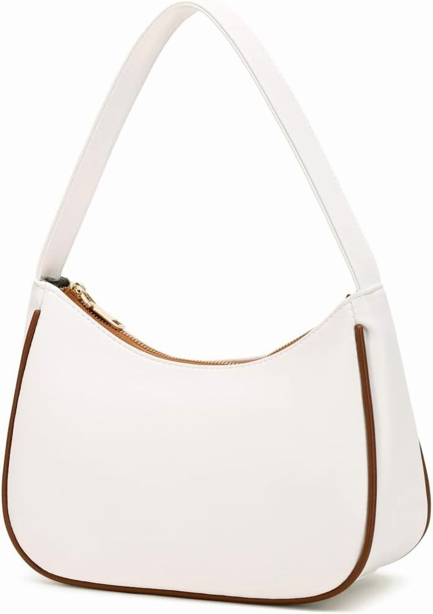 Shoulder Bags for Women, Cute Hobo Tote Handbag Mini Clutch Purse with Zipper Closure