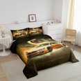 thumbnail image 3 of Erosebridal Racing Car Comforter Sets Queen Size,Extreme Sports Bedding Queen Comforter Set,Gradient Bedroom Decor,Reversible,Ultra Soft,3 Pieces, 3 of 7