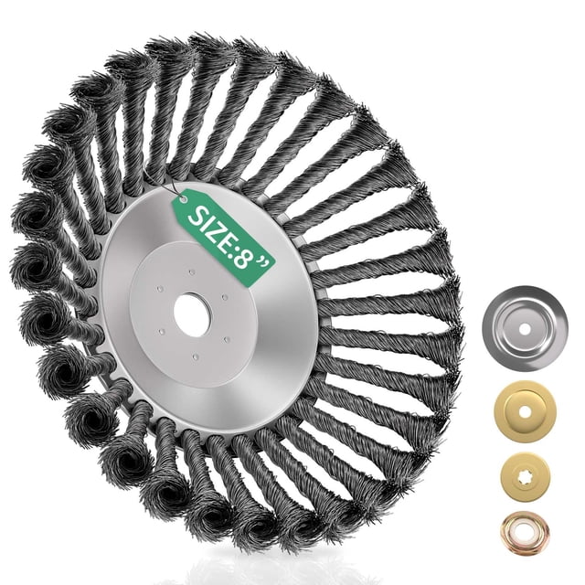 Cabezal para desbrozadora de malezas, alambre de acero Asxevn, 25,4 mm
