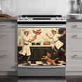 thumbnail image 2 of Funny Chefs Home Dishwasher Cover Decal, Kitchen Chef Decor Fridge Door Panel Sticker, Dalmatian Dishwasher Cover, Hot Dog Dishwasher Panel Decal 23" x 17" Ordinary, 2 of 6