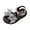 Black, variant on Toddler Girls Sandals Kids Shoes For Everyday Wear Lightweight Breathable Casual School Outdoor Summer Spring Footwear Ages 4-12 Years