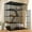 Black, variant on Yarsca 2*3*4/ 2*2*1ft, 4/2 Tier Cat Cage Large with Hammock Outdoor Cat Enclosure Catio Metal Kennels for 1-3 Cats, DIY Detachable Pet Playpen Indoor