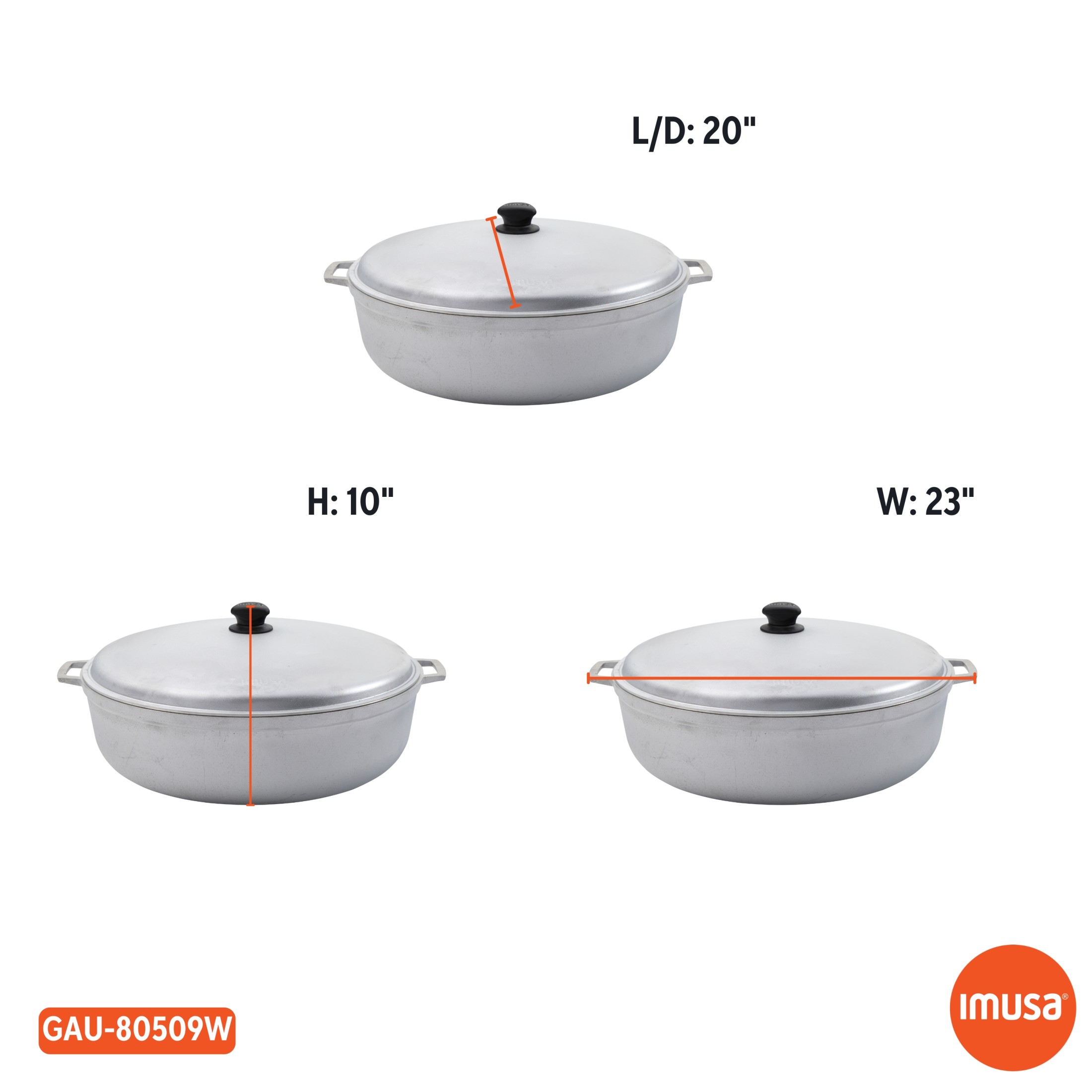 IMUSA 27 Qt Cast Aluminum Caldero photo 8
