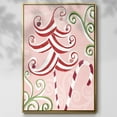 thumbnail image 2 of Candy Cane Holiday I - Framed Gallery Wrapped Holiday Canvas - 17 x 25 - Gold Frame, 2 of 8