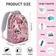thumbnail image 4 of Summer Tropical Floral Backpack - Stylish Lightweight Daypack for Commuters, 4 of 5