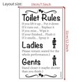 thumbnail image 3 of Discount! Fdelink Stickers English Bathroom Removable English Stickers Removable Bathroom Wall Stickers, 3 of 7