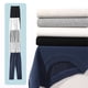 thumbnail image 5 of Ceisia Gift Men's Warm Soft Casual Long Sleeve Round Neck Lounge Homewear Two Piece Outfit Set, 5 of 7