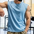 thumbnail image 4 of Byworldtasic Mens Sleeveless Tank Tops Workout Cut Off Shirt Athletic Muscle Gym T Shirts, 4 of 6