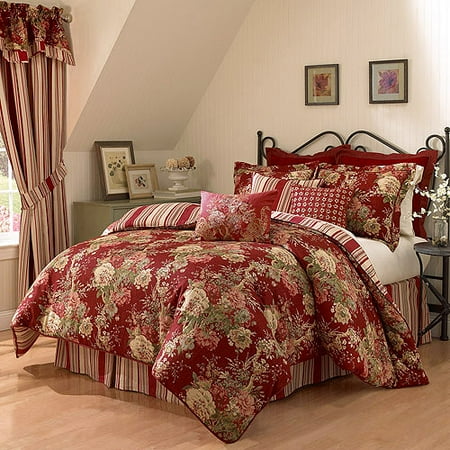 Waverly Ballad Bouquet 4-Piece Comforter Set - Walmart.com