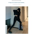 thumbnail image 6 of 2022 New Autumn And Winter Plus Velvet Leggings Women's High Waist Large Size Stretch Pencil Pants Slim Slim 4XL, 6 of 7