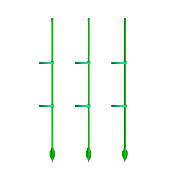 3 Pcs Support Anti-Localisation pour Plantes Support de Fleurs et Plantes Poteaux de Support Tige Réutilisable Support Fixe Outil de Jardinage 11,81 Pouces